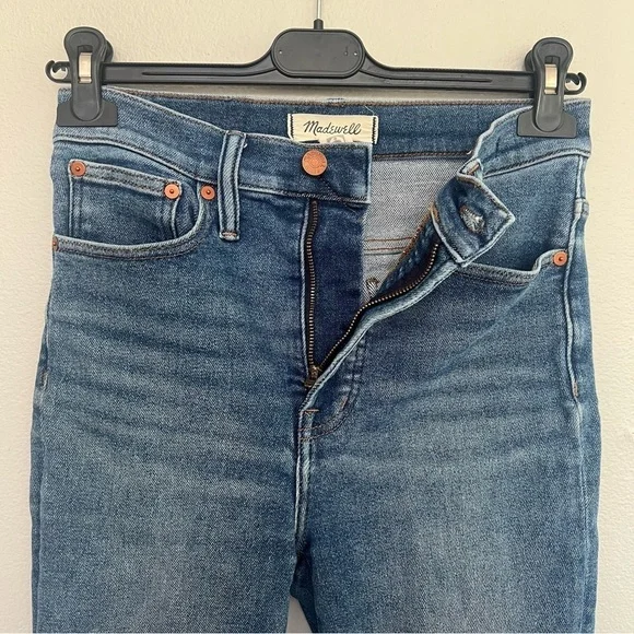 Madewell The Perfect Vintage Jean - Straight Leg - Medium Blue Wash - Size 26 - Picture 7 of 14